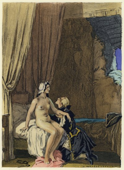 Illustration for Memoirs of Casanova by Jules Marie Auguste Leroux