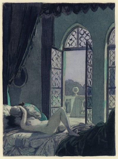 Illustration for Memoirs of Casanova by Jules Marie Auguste Leroux