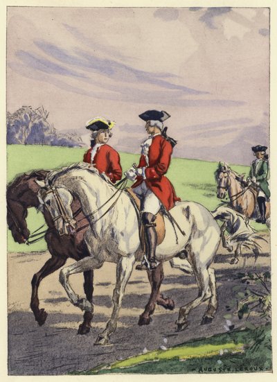 Illustration for Memoirs of Casanova by Jules Marie Auguste Leroux