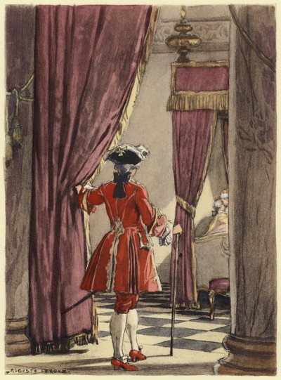 Illustration for Memoirs of Casanova by Jules Marie Auguste Leroux