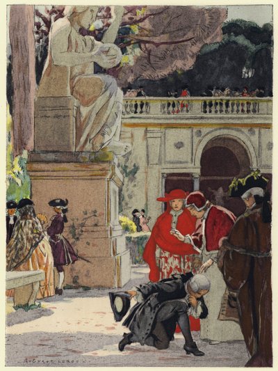 Illustration for Memoirs of Casanova by Jules Marie Auguste Leroux