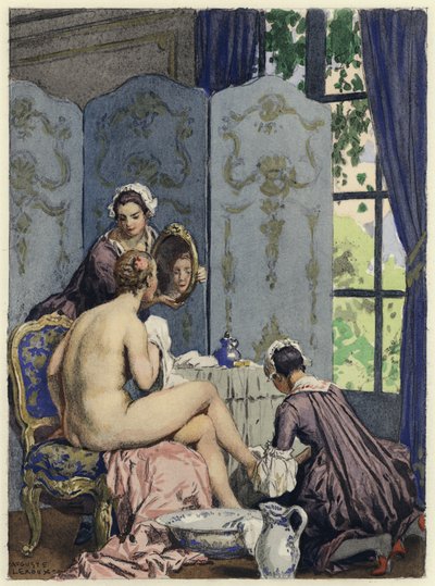 Illustration for Memoirs of Casanova by Jules Marie Auguste Leroux