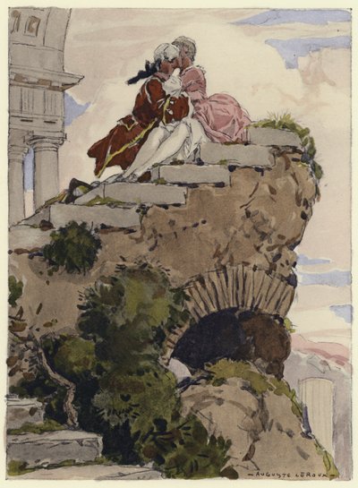 Illustration for Memoirs of Casanova by Jules Marie Auguste Leroux