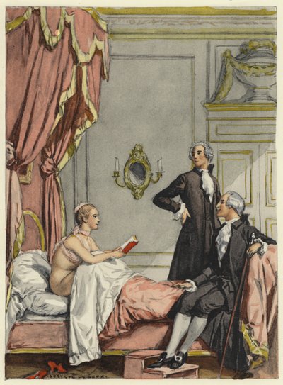 Illustration for Memoirs of Casanova by Jules Marie Auguste Leroux