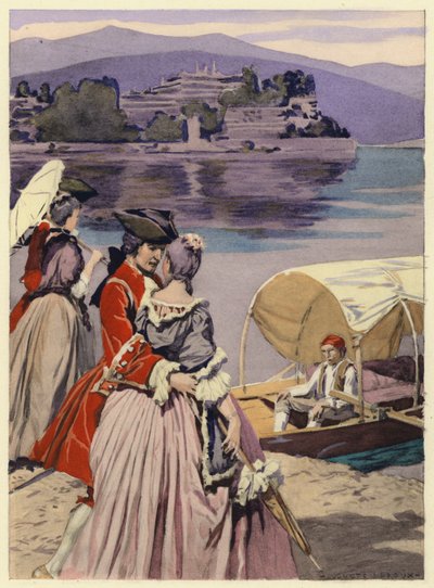 Illustration for Memoirs of Casanova by Jules Marie Auguste Leroux