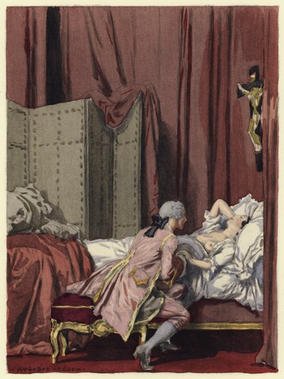 Illustration for Memoirs of Casanova by Jules Marie Auguste Leroux