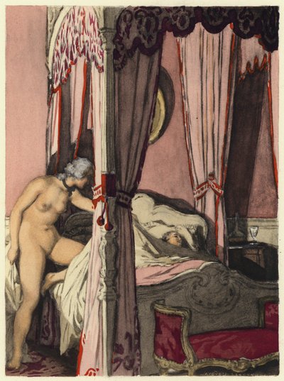 Illustration for Memoirs of Casanova by Jules Marie Auguste Leroux