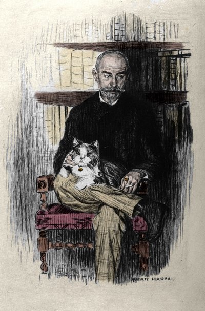 Portrait of Joris Karl Huysmans, Writer and Literary Critic by Jules Marie Auguste Leroux