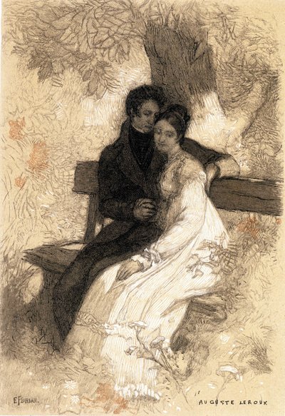 Illustration for Eugenie Grandet by Auguste Leroux by Jules Marie Auguste Leroux