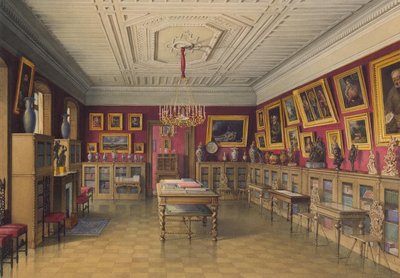 The Stroganov Palace in Saint Petersburg. Library by Jules Mayblum
