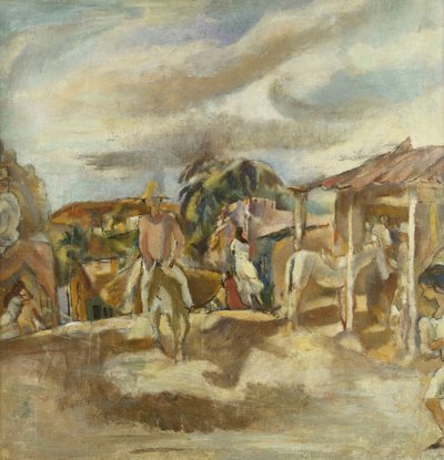 Cuban Village, c.1917-1918 by Jules Pascin