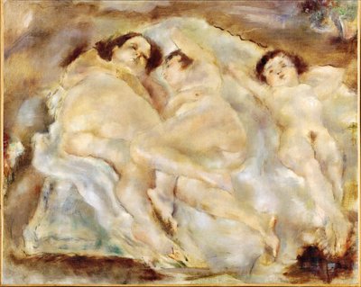 Three Nudes by Jules Pascin
