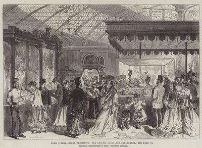 Paris International Exhibition, the English Jewellery Department by Jules Pelcoq