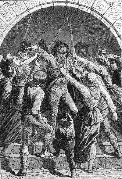 "Death to the Royalists", engraved by Stephane Pannemaker, from 