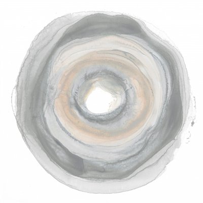 Calm Circles with Muted Gray and Beige Tones by Julia Contacessi