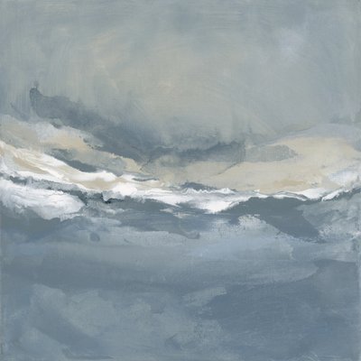 Serene Rolling Waves Beneath a Tranquil Sky by Julia Contacessi