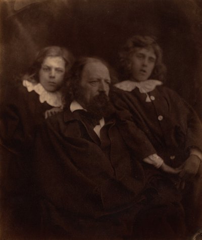 Alfred Tennyson with his Sons, 1865 by Julia Margaret Cameron