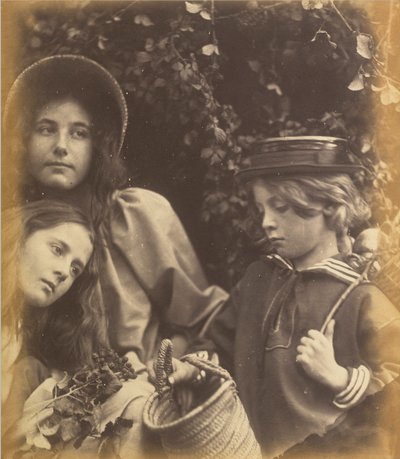 Elizabeth Keown, Kate Keown, and Freddy Gould by Julia Margaret Cameron