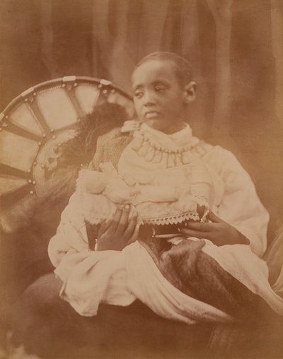 Prince Dejatch Alamayou of Abyssinia by Julia Margaret Cameron