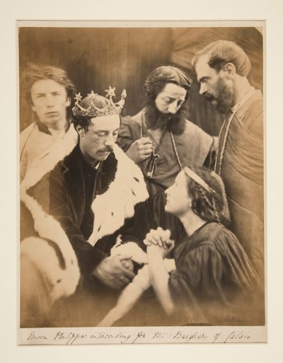 Queen Phillipa Interceding for the Burghers of Calais by Julia Margaret Cameron