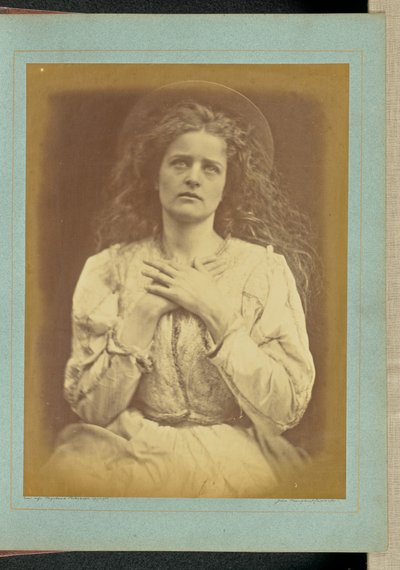 So now I think is near - I trust it is - I know / The Blessed Muse went that way my soul will have to go by Julia Margaret Cameron