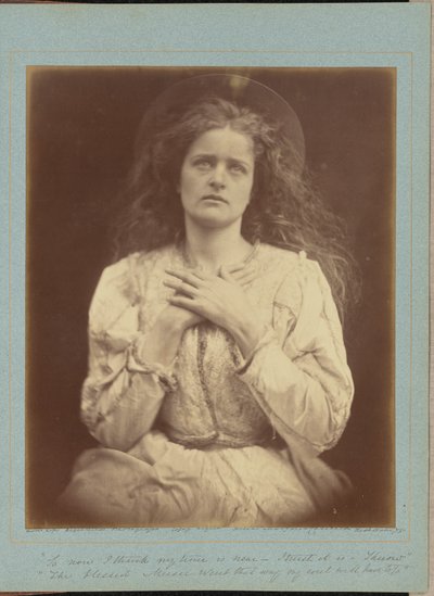 So Now I Think My Time is Near - I Trust It Is - I Know, the Blessed Music Went That Way My Soul Will Have to Go by Julia Margaret Cameron
