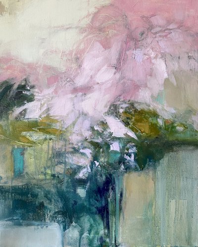 Soft Pink Blooms by Julia Purinton