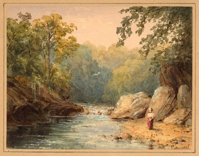 On the Emmet Burn, North Tyne by Julia Swinburne