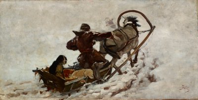Dogs at a Hunt by Julian Falat