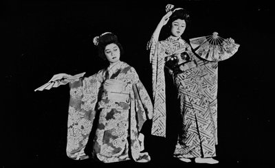 Dancing Girl Kimi-chiyo at Japanese-style Party in Tokyo by Julian Leonard Street