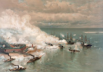 Battle of Mobile Bay by Julian O. Davidson