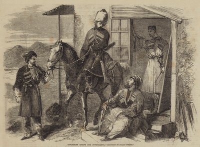 Circassian Chiefs and Attendants by Julian Portch