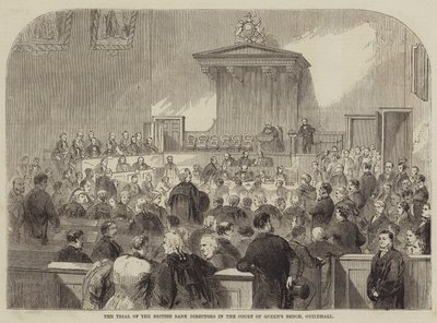 The Trial of the British Bank Directors in the Court of Queen’s Bench, Guildhall by Julian Portch