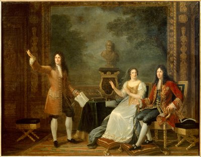 Jean Racine Reading “Athalie” Before Louis XIV and Francoise d