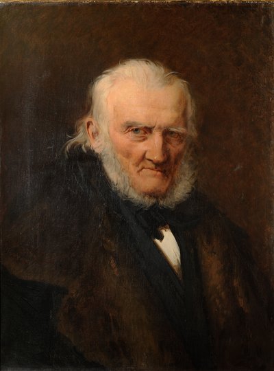 Portrait of Artist August Hagen by Julie Wilhelmine Hagen Schwarz