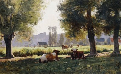 Prairie at Arques-la-Bataille, Normandy by Julien Dupre
