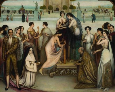 The Consecration of the Couple by Julio Romero de Torres