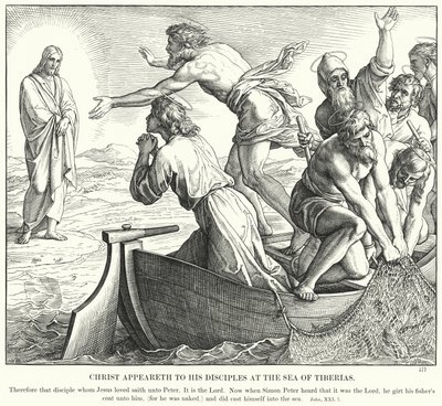 Christ Appears to His Disciples at the Sea of Tiberias by Julius (after) Schnorr von Carolsfeld
