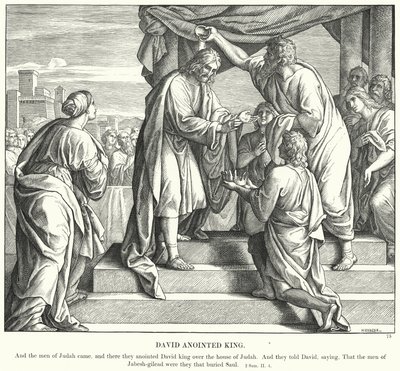 David Anointed King by Julius (after) Schnorr von Carolsfeld