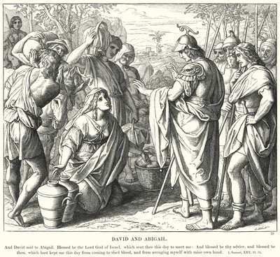 David and Abigail by Julius (after) Schnorr von Carolsfeld