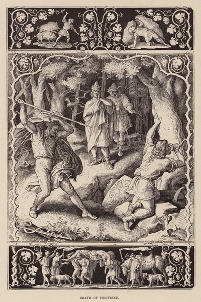 Death of Siegfried by Julius (after) Schnorr von Carolsfeld