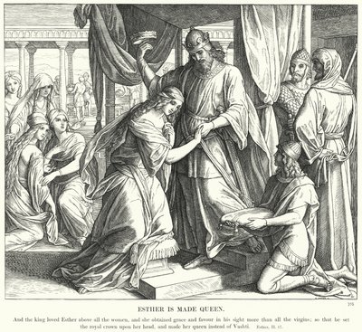 Esther is Made Queen by Julius (after) Schnorr von Carolsfeld