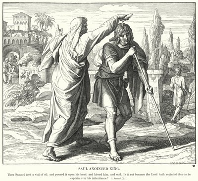 Saul Anointed King by Julius (after) Schnorr von Carolsfeld