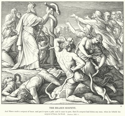 The Brazen Serpent by Julius (after) Schnorr von Carolsfeld