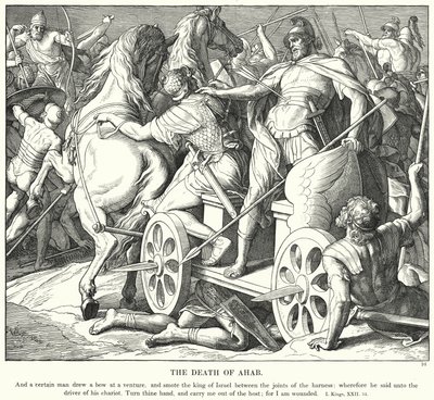 The Death of Ahab by Julius (after) Schnorr von Carolsfeld