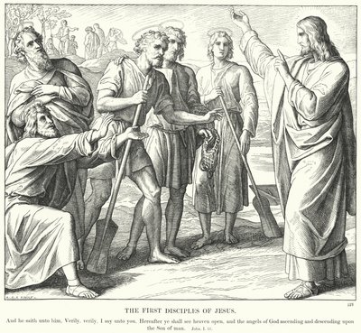 The First Disciples of Jesus by Julius (after) Schnorr von Carolsfeld