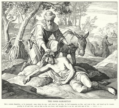 The Good Samaritan by Julius (after) Schnorr von Carolsfeld