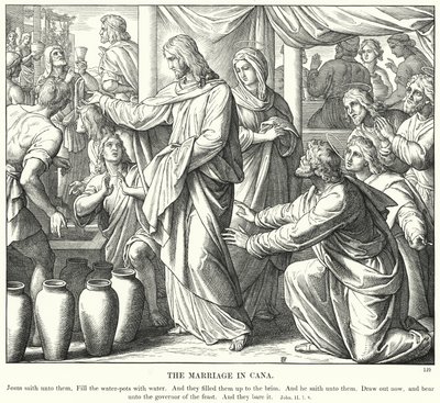 The Marriage in Cana by Julius (after) Schnorr von Carolsfeld