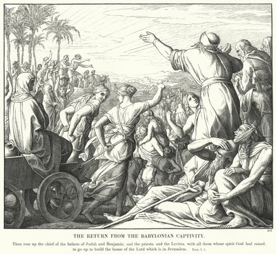 The Return from the Babylonian Captivity by Julius (after) Schnorr von Carolsfeld