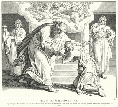 The Return of the Prodigal Son by Julius (after) Schnorr von Carolsfeld